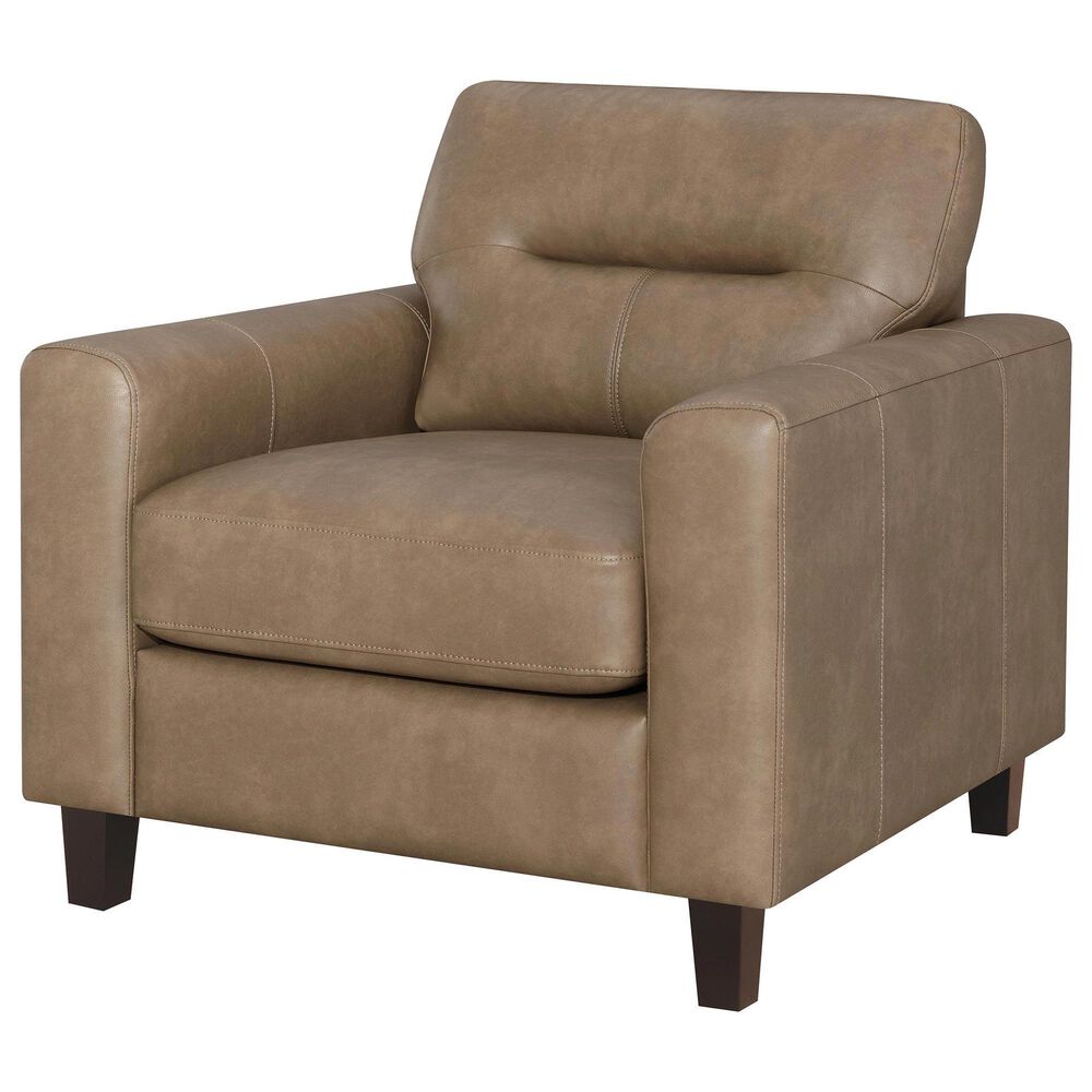 Coaster Scotland Accent Arm Chair in Brown, , large