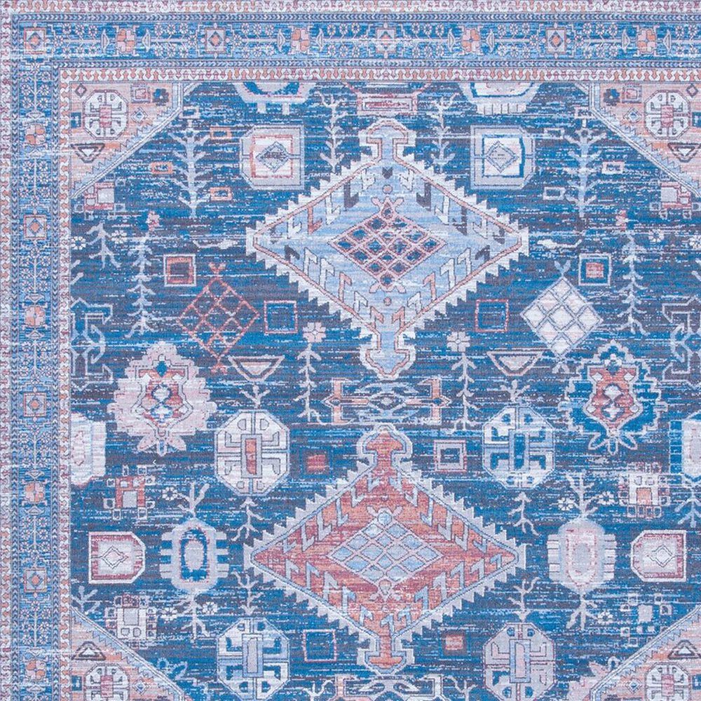 Safavieh Serapi Bohemian 4&#39; x 6&#39; Blue and Ivory Area Rug, , large