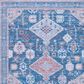 Safavieh Serapi Bohemian 4" x 6" Blue and Ivory Area Rug, , large