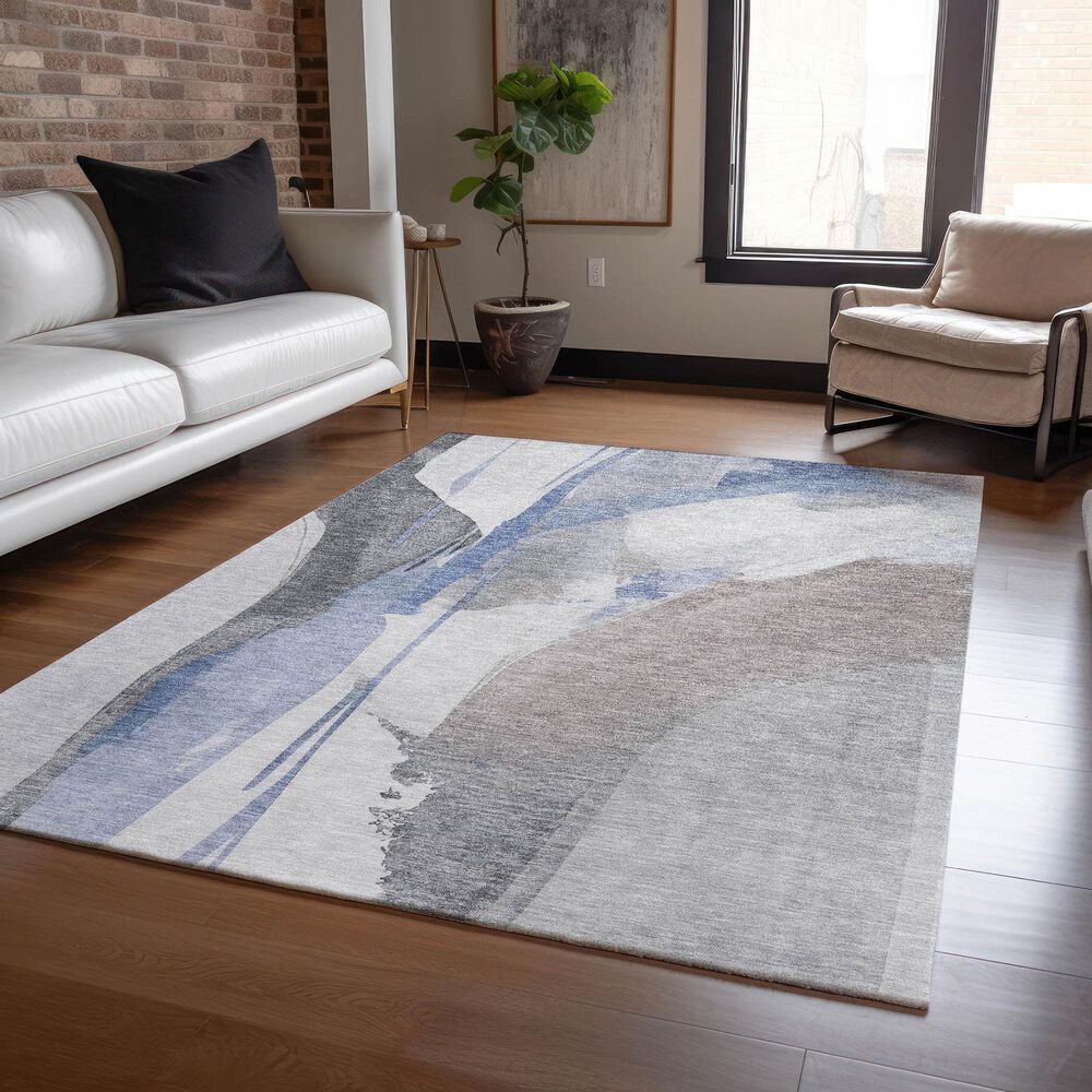 Dalyn Rug Company Ravenna RN7 10&#39; x 14&#39; Denim Area Rug, , large