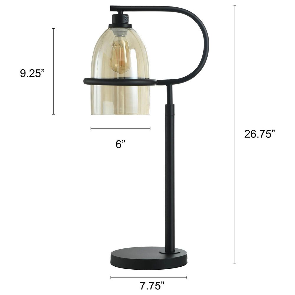 Flair Industries Radiance Table Lamp in Dark Bronze, , large