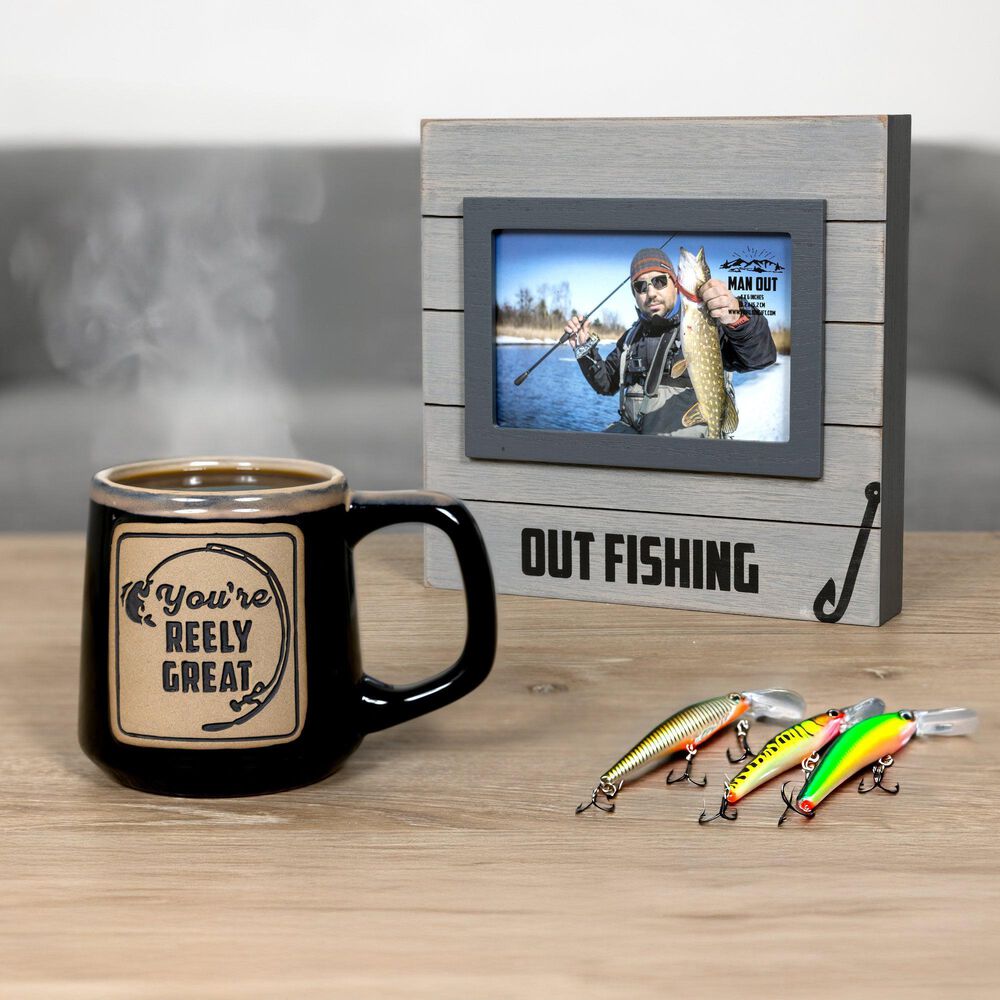 Pavilion Reely Great 16 Oz Mug in Black and Cream, , large