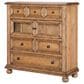 Legacy Classic Vintage Market 5-Piece King Post Canopy Bedroom Set in Barnwood Oak and Kettle Black, , large