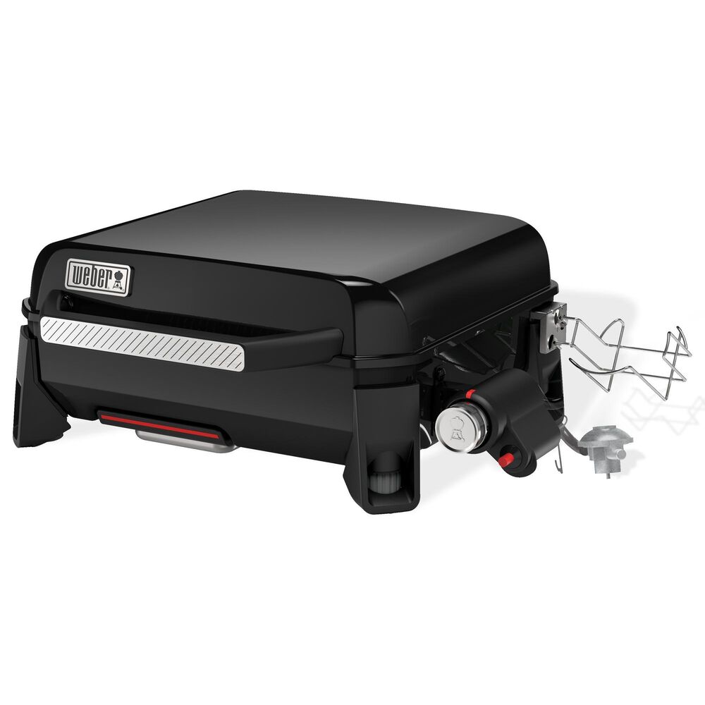 Weber Slate 28" Liquid Propane Gas Grill in Black, , large