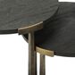 Mercana Atticus 2-Piece Nesting Accent Table Set in Antiqued Gold and Black, , large