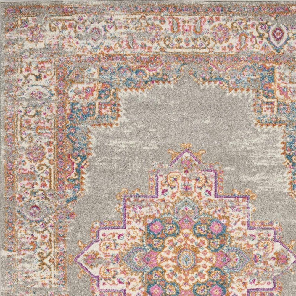 Nourison Passion PSN03 3&#39;9&quot; x 5&#39;9&quot; Grey Area Rug, , large