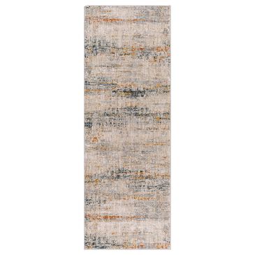 Surya Laila 2"7" x 10" Teal, Sage, Orange, Saffron, Gray and Cream Runner, , large