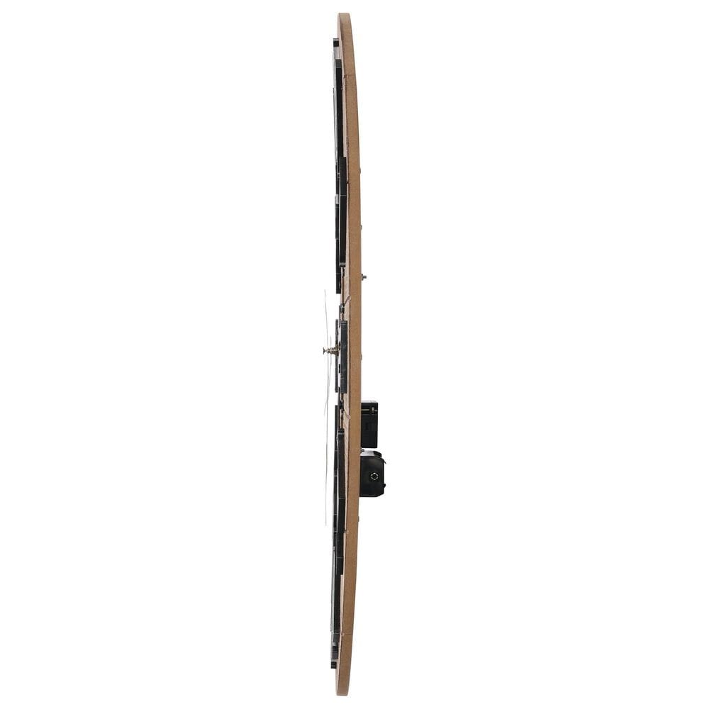Howard Miller Forest Oversized Wall Clock in Natural, Charcoal, Antique Brass and Black, , large