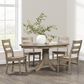 Trailway LLC Happiness 5-Piece Dining Set with Ladder Back Chairs in Overtime, , large