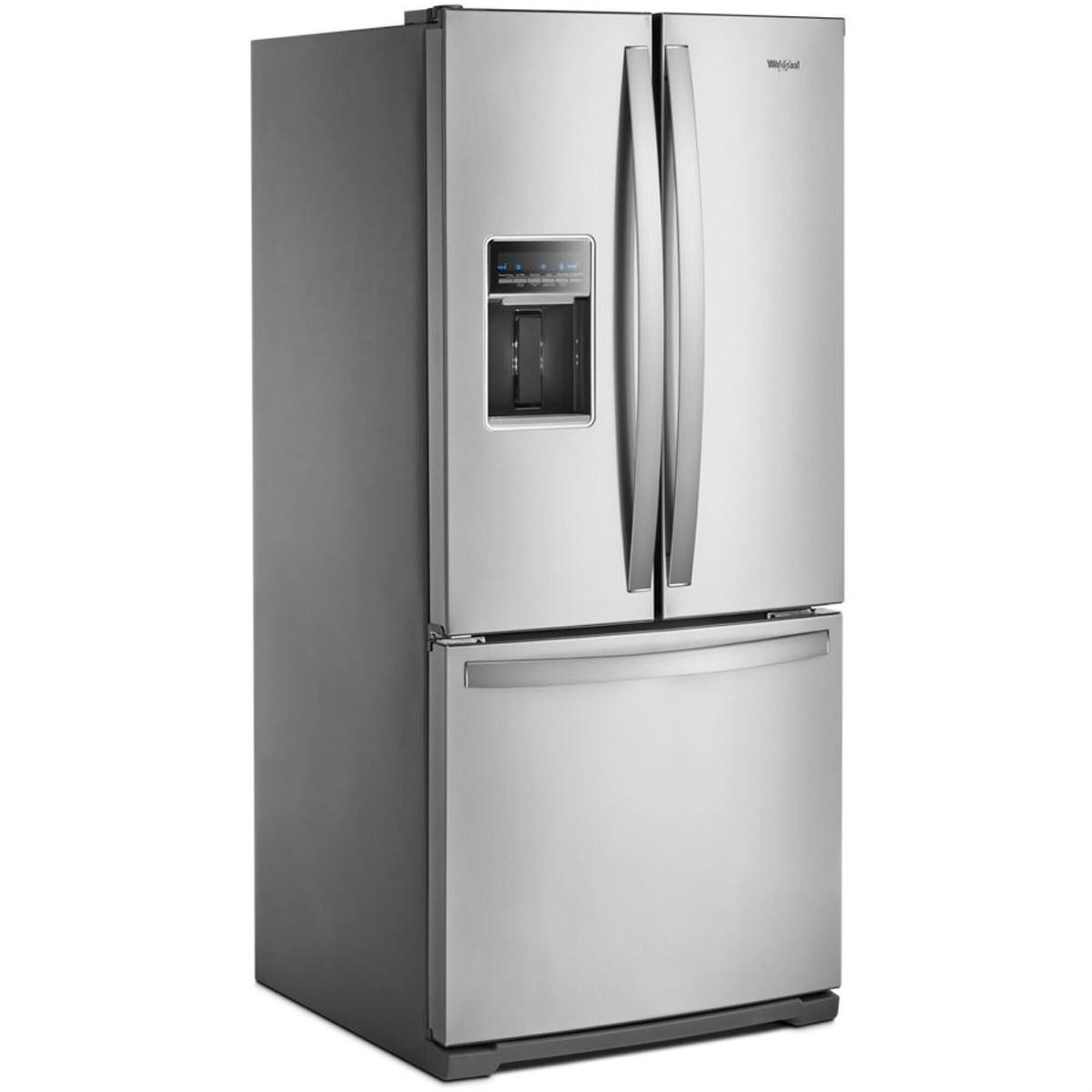 whirlpool fingerprint resistant stainless steel refrigerator