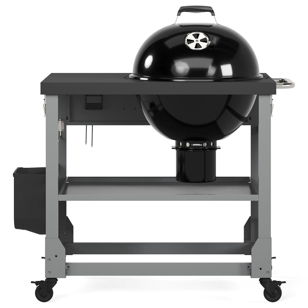 TYTUS Anaheim Charcoal Kettle with Cart in Hammertone Black and Gunmetal Gray, , large