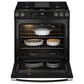 GE Appliances 2-Piece Kitchen Packages with 30" Slide-In Gas Range and 1.9 Cu. Ft. Over-the-Range Microwave Oven in Fingerprint Resistant Black Slate, , large