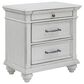 Ashley Kanwyn 3-Piece Queen Panel Bed Set with Storage Bench in Whitewash, , large