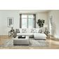 Albany Furniture Cocktail Ottoman in Dove, , large