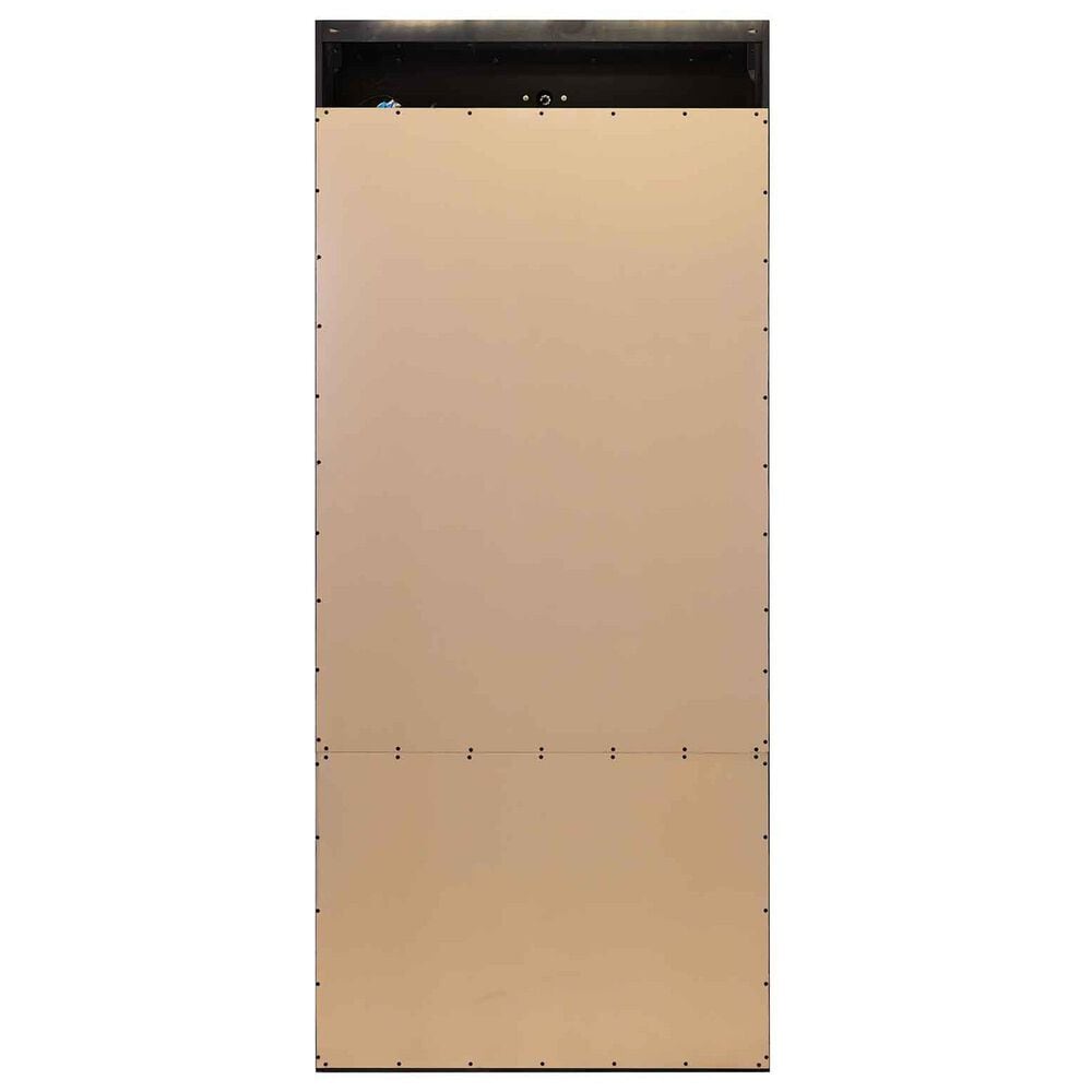 Wycliff Bay Willow Lane 94" Bookcase with Ladder in Ebony Black and Natural Oak, , large