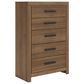 Ashley Broachmyn Full Bed with Dresser, Chest, and Nightstand in Warm Auburn, , large
