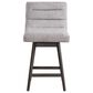 Armen Living Elias Swivel Counter Stool in Gray Oak, , large