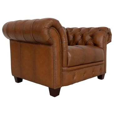 Hydeline York Leather Chair in Saddle, , large