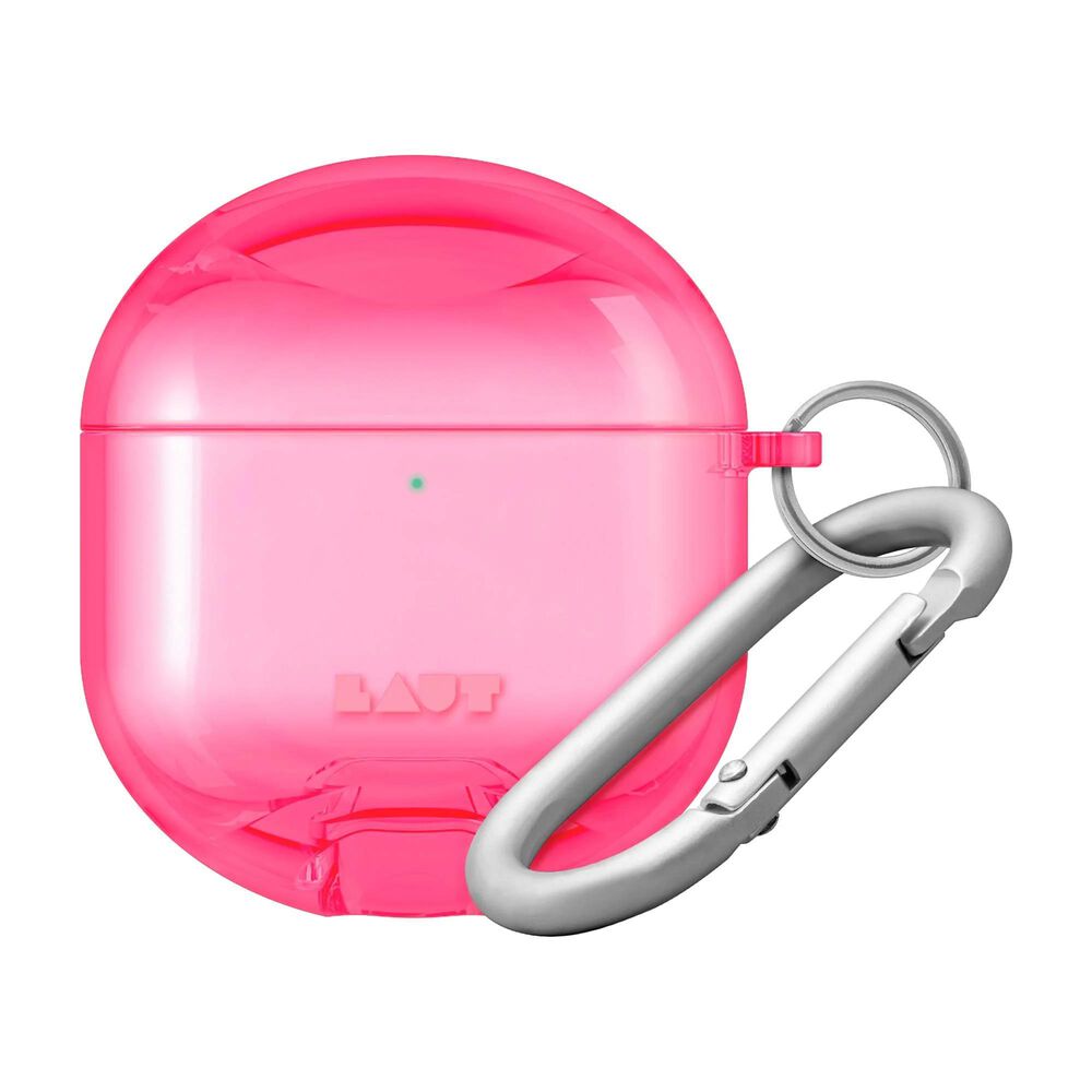 LAUT Aero Protect Case for AirPods 4 in Bright Pink, , large