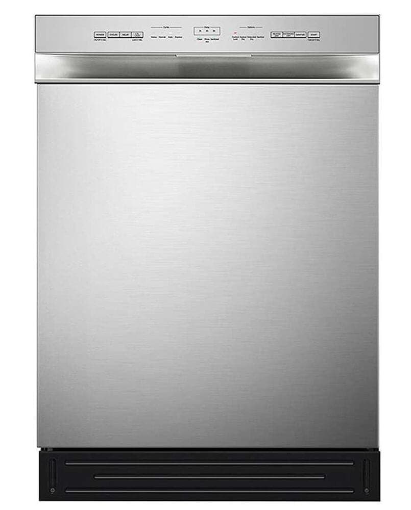 Midea 24" Built-In Pocket Handle Dishwasher in Stainless Steel, , large