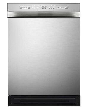 Midea 24" Built-In Pocket Handle Dishwasher in Stainless Steel, , large