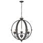 Golden Lighting Jules 6-Light Chandelier in Antique Black, , large