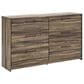 Ashley Elbrim 3-Piece King Panel Bedroom Set in Weathered Brown, , large