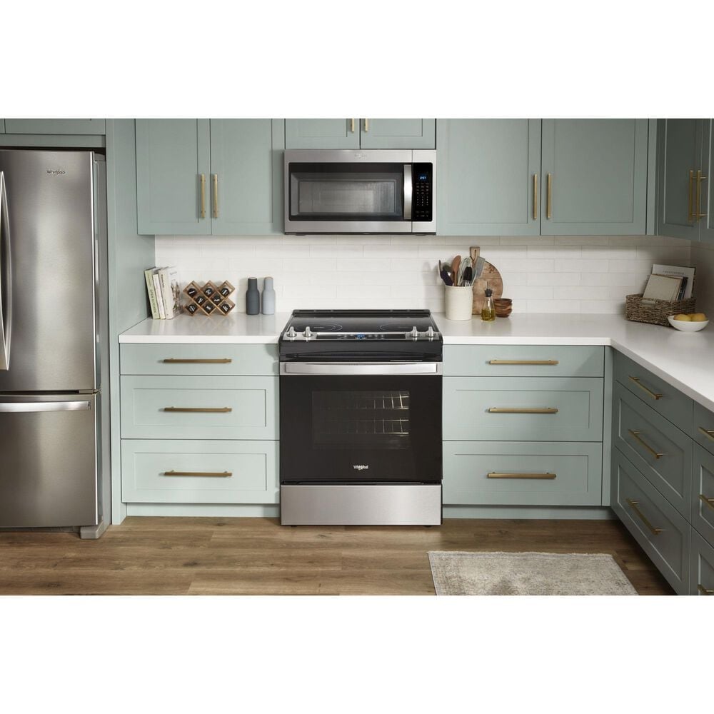 Whirlpool 1.9 Cu. Ft. Capacity Steam Microwave with Sensor Cooking in Stainless Steel, , large