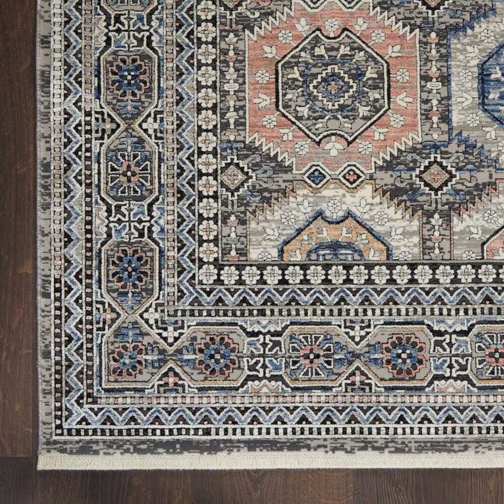 Nourison Starry Nights STN09 8&#39; x 10&#39; Grey and Navy Area Rug, , large