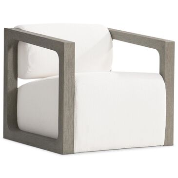 Bernhardt Leilani Outdoor Swivel Chair in White Cream, , large