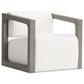 Bernhardt Leilani Outdoor Swivel Chair in White Cream, , large