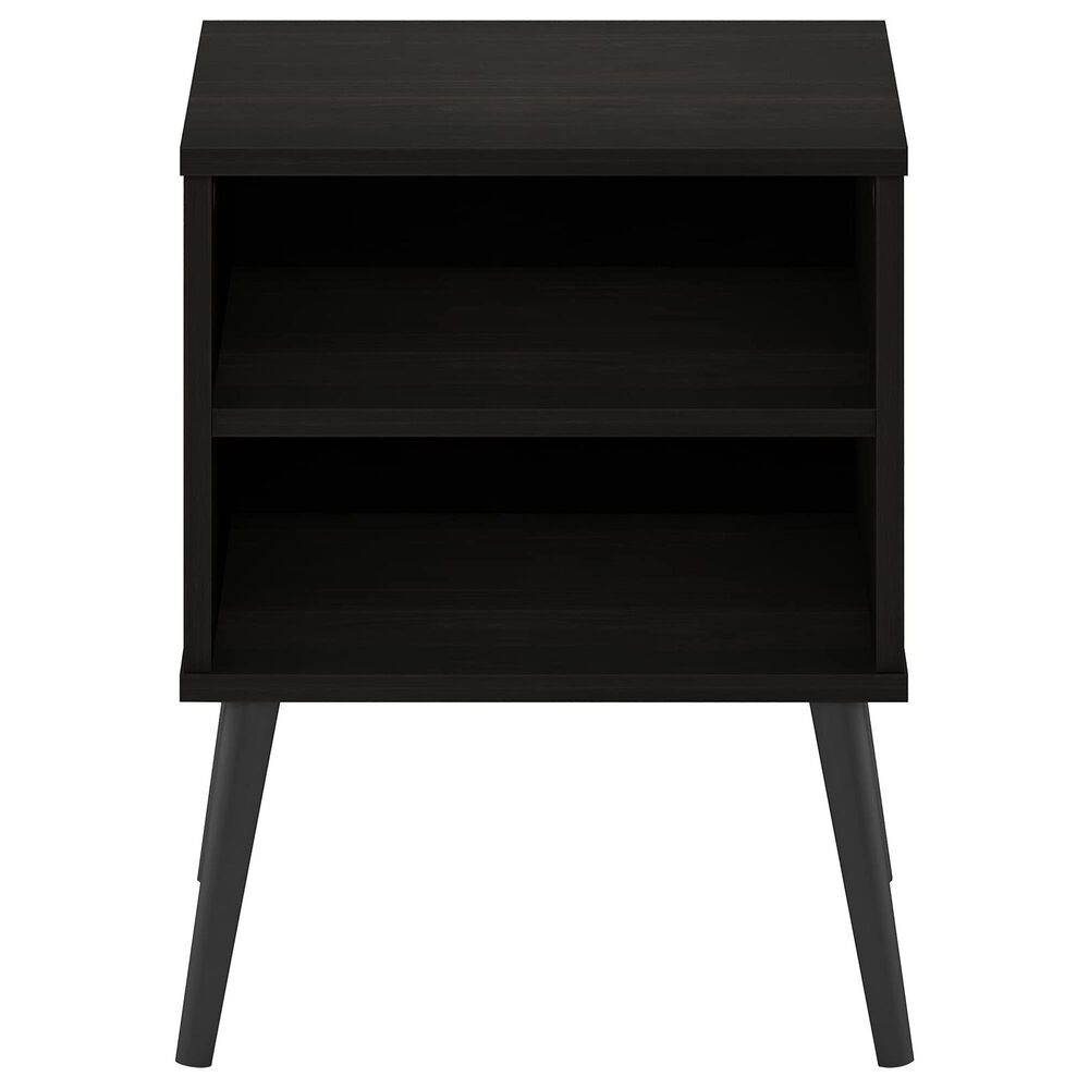 HOMLUX Claude 2-Tier Square End Table in Espresso, , large