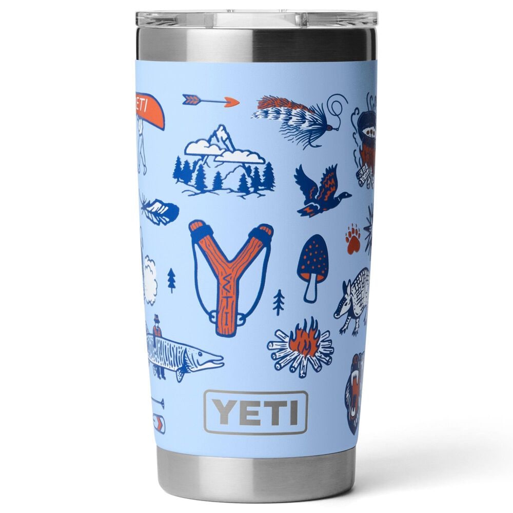 YETI Rambler 20 Oz Tumbler with MagSlider Lid in Big Sky Summer Camp, , large
