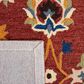 Safavieh Micro-Loop 8" x 10" Rust and Blue Area Rug, , large
