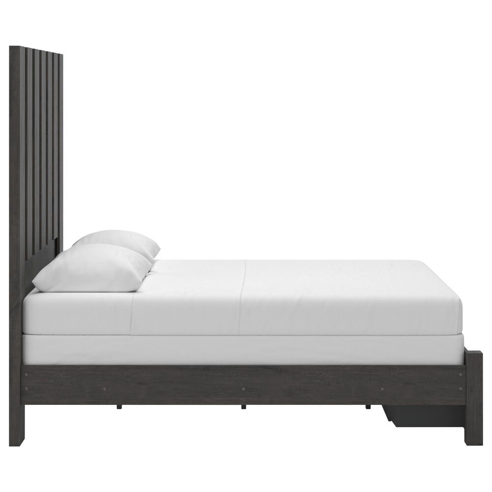 Ashley Fraluna Queen Panel Storage Bed  in Charcoal, , large