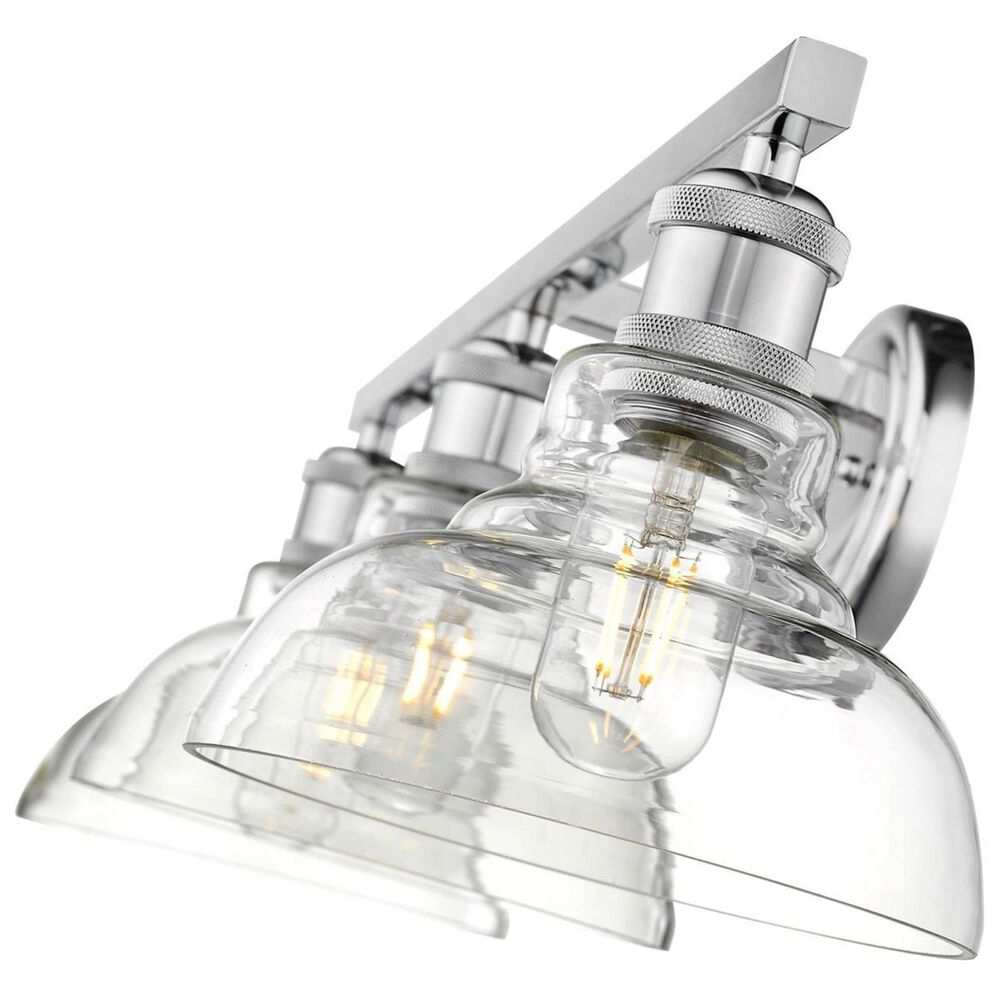 Golden Lighting Carver 3-Light Bath Vanity in Chrome, , large