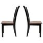 Ashley Owingsville Dining Side Chair in Black and Brown (Set of 2), , large