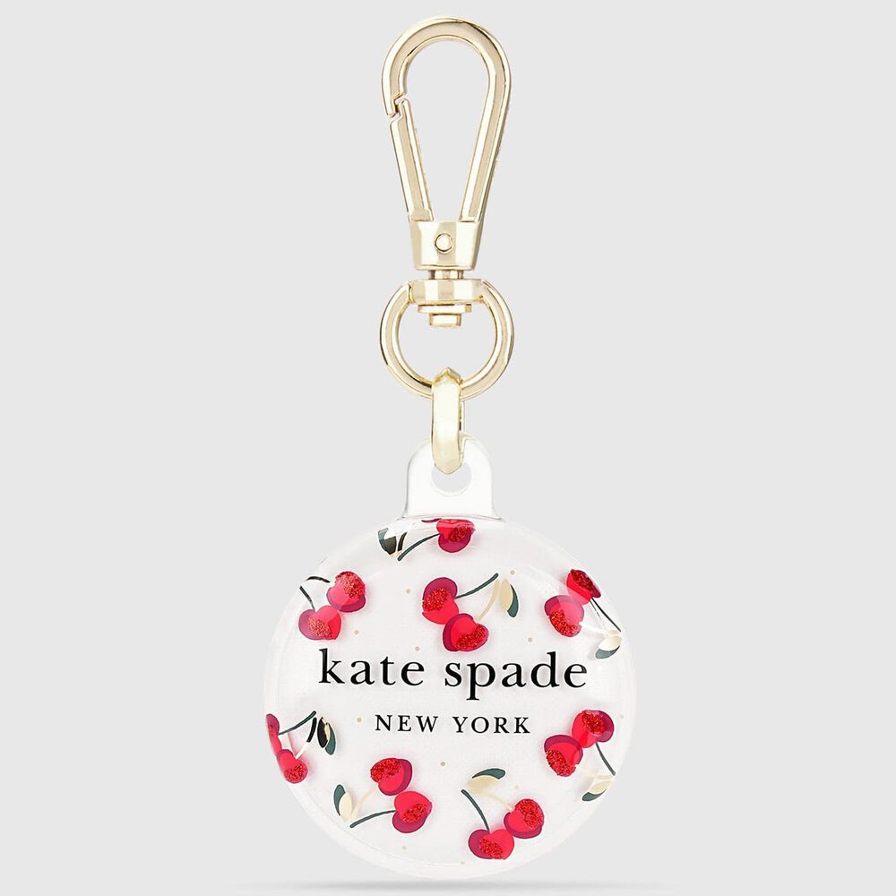 Kate Spade Keychain Holder for Apple AirTag in Cherry Dot, , large