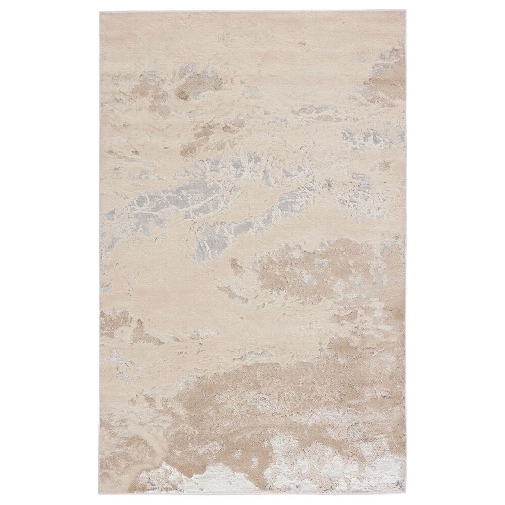 Jaipur Catalyst Fen Feather Gray and Moonbeam 5" x 7"6" Area Rug, , large