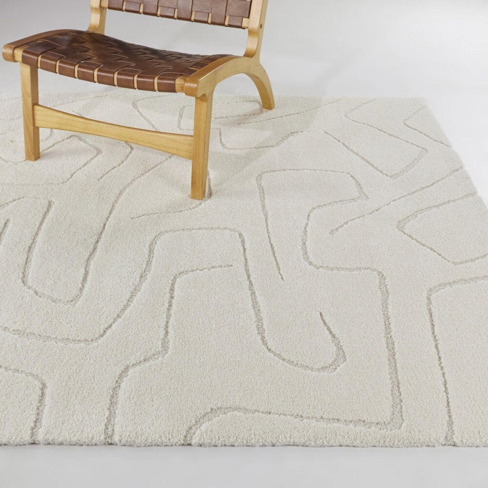 Balta Rugs Tanya 5&#39;3&quot; x 7&#39; Cream Area Rug, , large