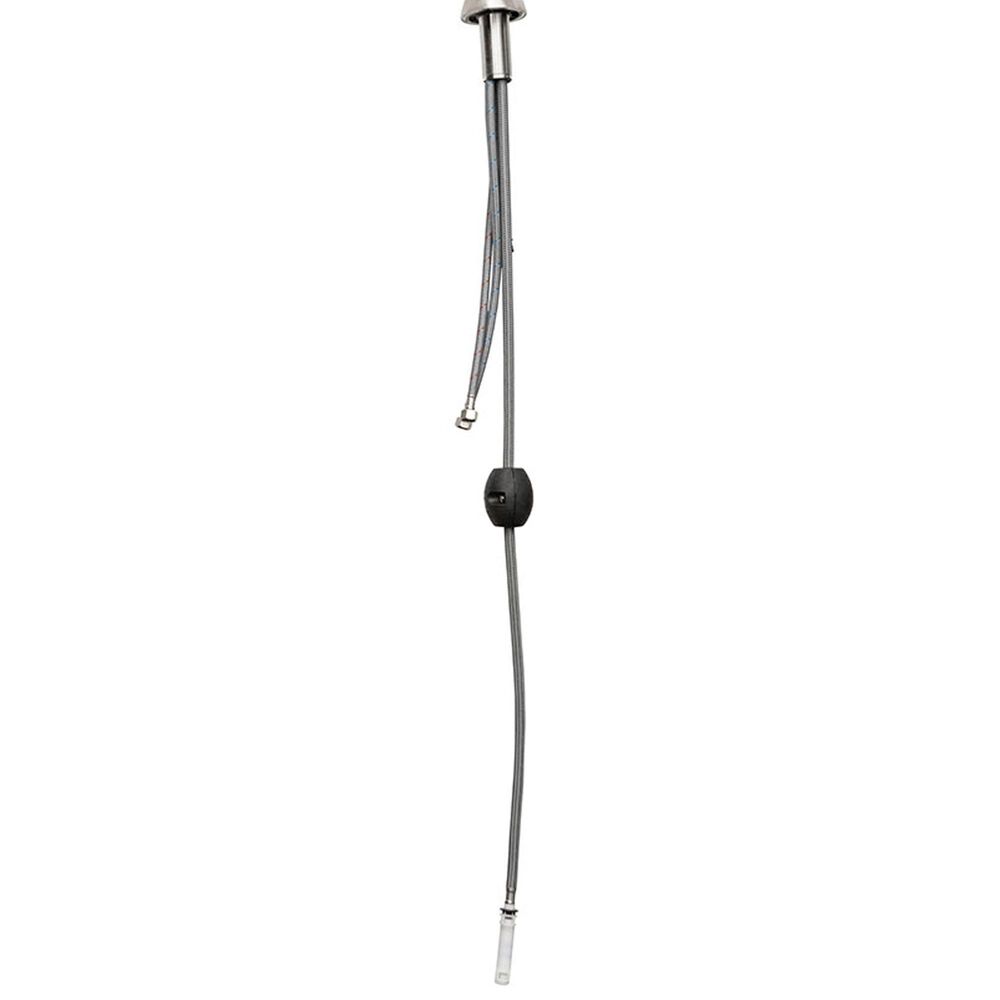 MS International AcquaLuxe Curved Pull-Down Sprayer Kitchen Sink Faucet in Nickel Brushed, , large