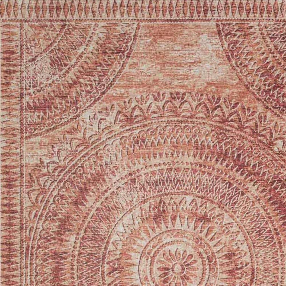 Dalyn Rug Company Sedona Oriental 4&#39; Round Spice Indoor/Outdoor Area Performance Rug, , large
