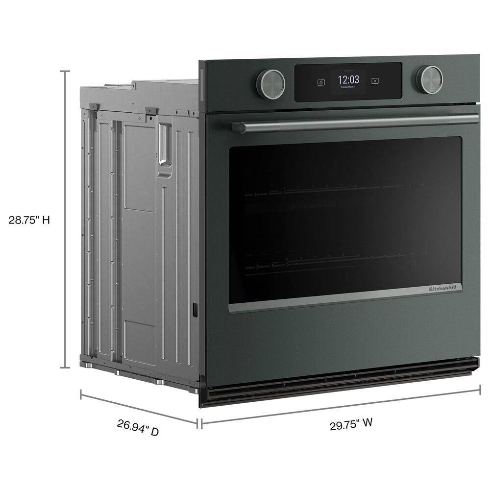 KitchenAid 2-Piece Kitchen Package with Juniper 30" Smart Single Wall Oven and Black 30" Induction Cooktop, , large