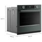 KitchenAid 2-Piece Kitchen Package with Juniper 30" Smart Single Wall Oven and Black 30" Induction Cooktop, , large