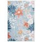 Safavieh Cabana CBN454J 4" x 6" Aqua and Rust Indoor/Outdoor Area Performance Rug, , large