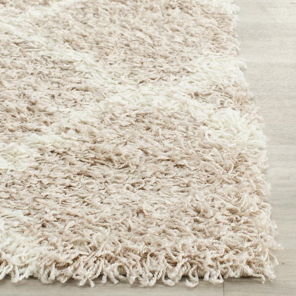 Safavieh Dallas Shag SGD257D-210 2&#39;3&quot; x 10&#39; Beige/Ivory Runner, , large