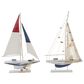 Maple and Jade 22" Coastal Sail Boat Sculpture in Blue and White (Set of 2), , large