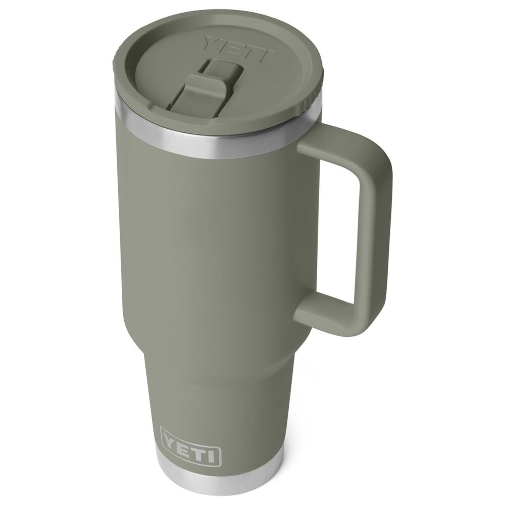 YETI Rambler 40 Oz Travel Straw Mug in Pampa Gree, , large