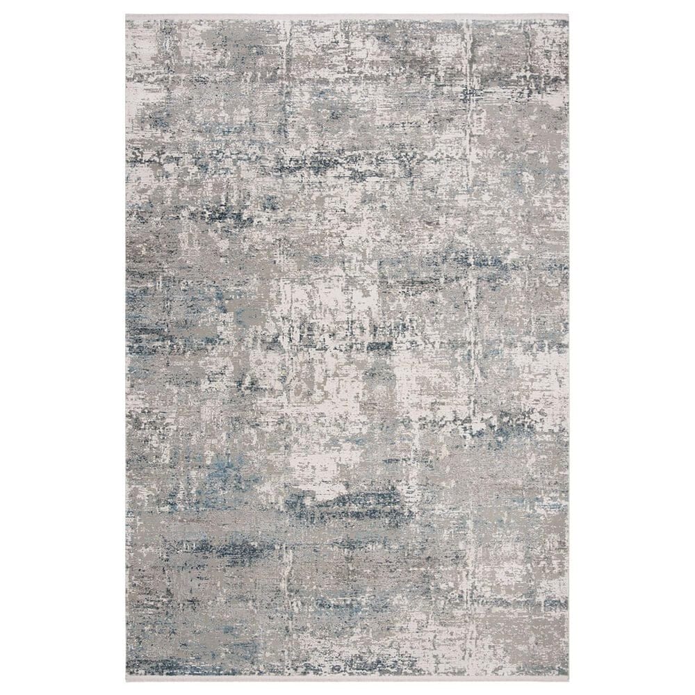 Safavieh Eclipse ECL708 10' x 14' Grey and Teal Area Rug, , large
