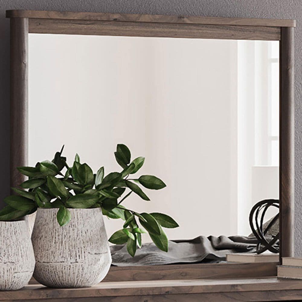Ashley Pamytta Bedroom Mirror in Rich Brown, , large